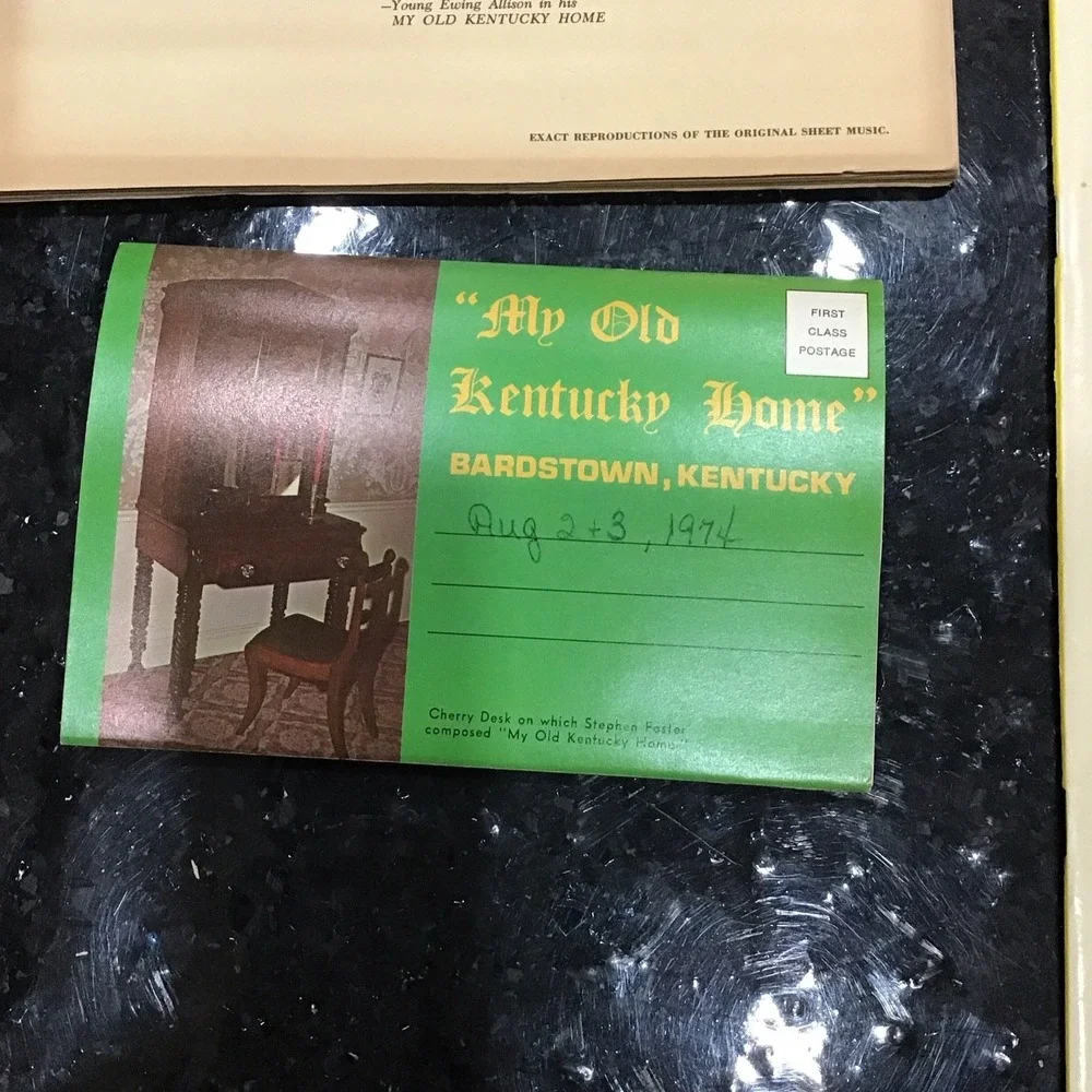 Vintage Kentucky Souvenir Booklets & Postcards Churchill Downs Bardstown Foster